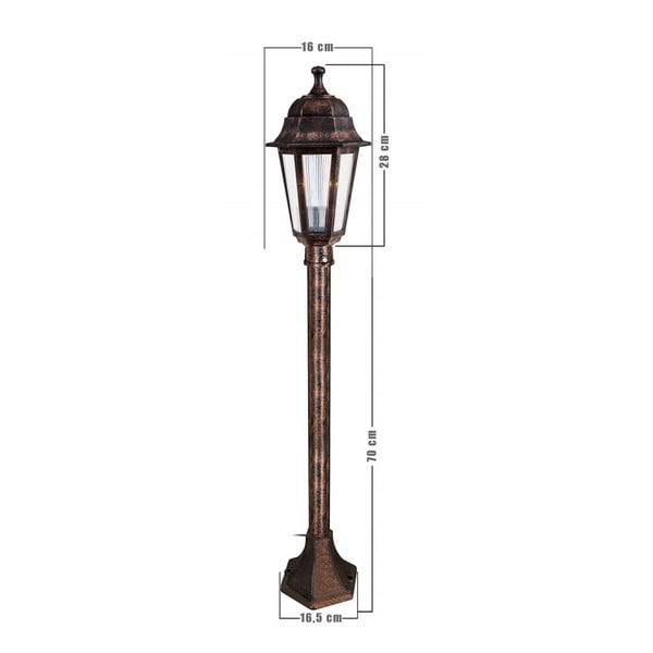 Āra laterna bronzas krāsā Homemania Decor Lampas, augstums 98 cm-image-1