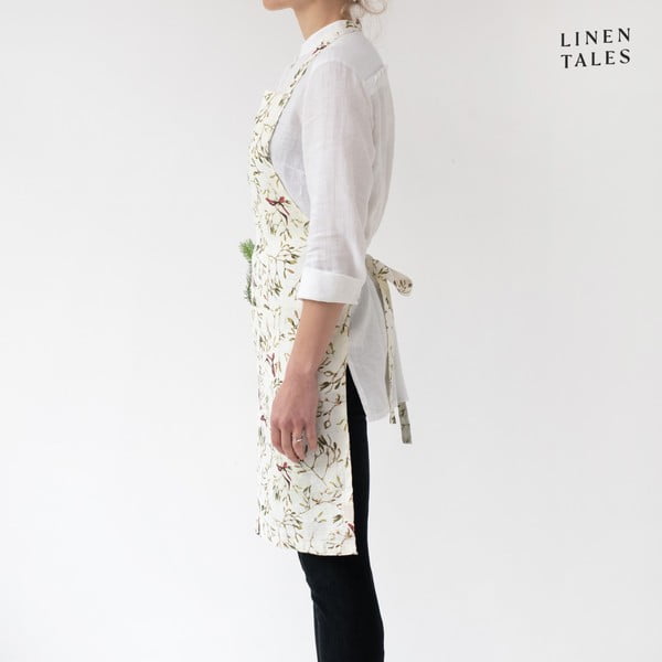 Lina priekšauts ar Ziemassvētku motīvu – Linen Tales-image-1