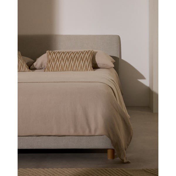 Pelēks gultas galvgalis 178x75 cm Valma – Kave Home-image-1