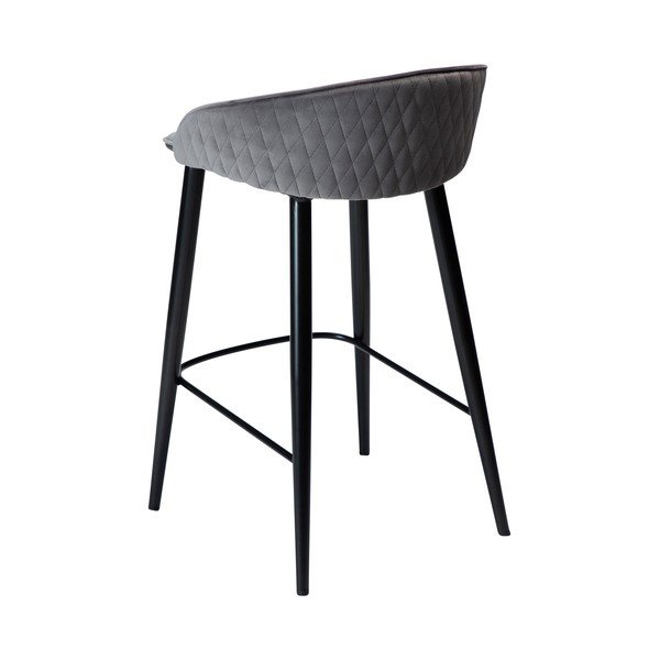 Pelēks samta bāra krēsls 80 cm Dual – DAN-FORM Denmark-image-3