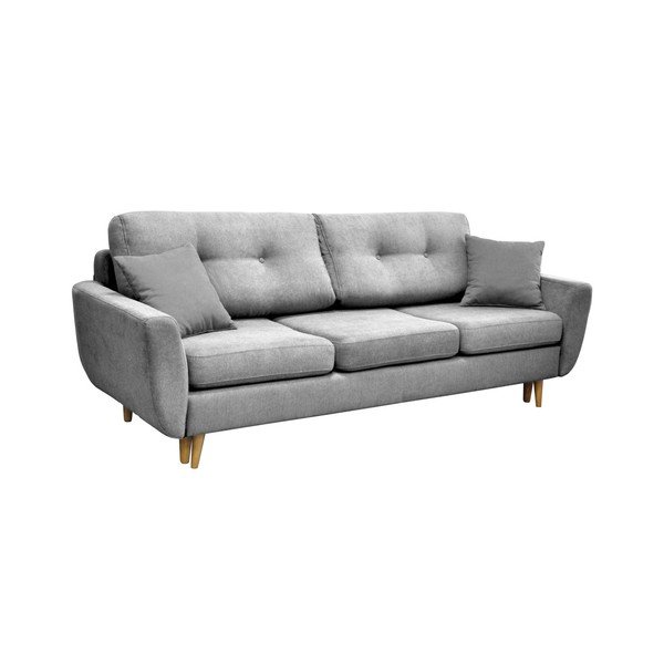Pelēks dīvāns ar gaišām kājām Mazzini Sofas Rose-image-3