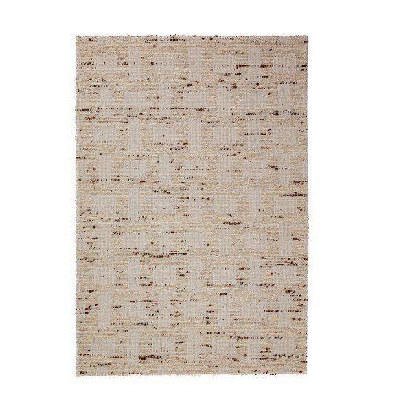 Dabīga toņa ar rokām darināts paklājs no vilnas maisījuma 140x200 cm Rova Blend – Flair Rugs