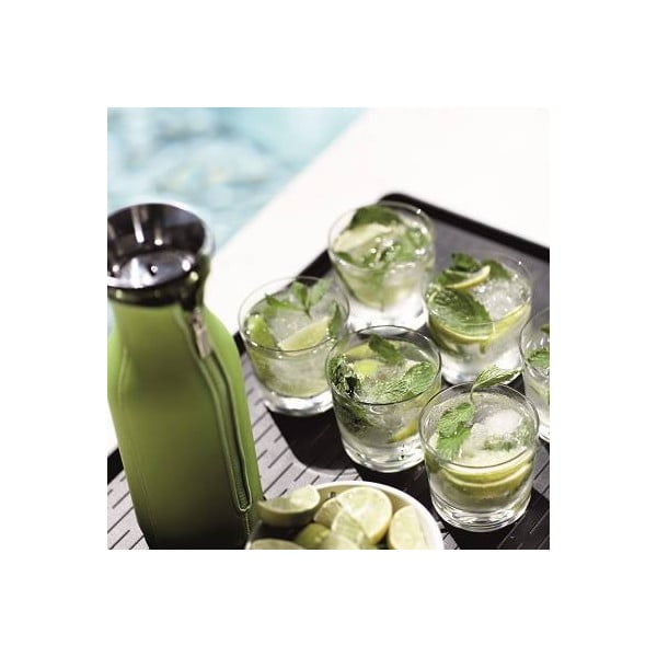 Ledusskapja karafe 1 l, plūškoka ziedi-image-1