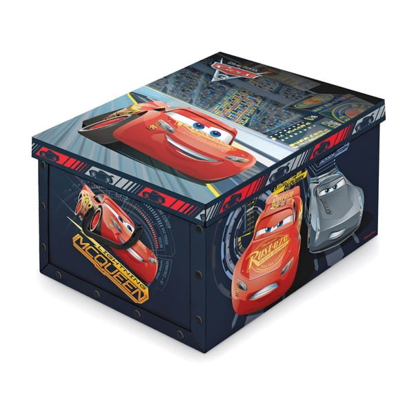 Uzglabāšanas kaste rotaļlietām Domopak Cars, garums 50 cm