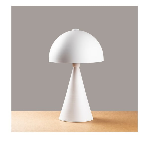 Balta galda lampa ar metāla abažūru (augstums 52 cm) Dodo – Opviq lights-image-2