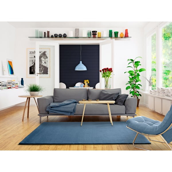 Zils paklājs Universal Berna Liso, 80 x 150 cm-image-1