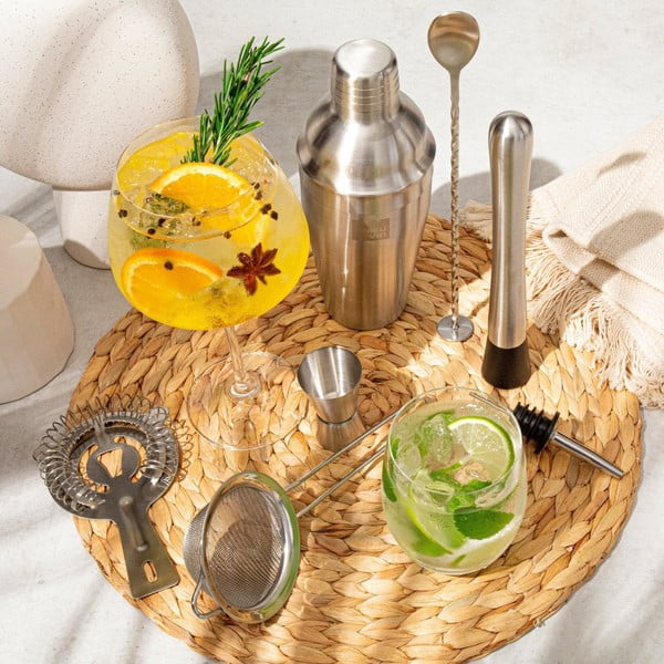 Nerūsējošā tērauda kokteiļu pagatavošanas komplekts Bar in Box – VacuVin-image-2