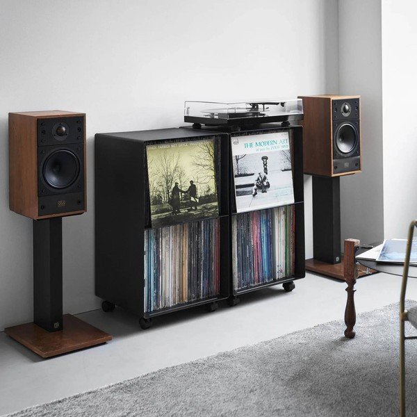 Melns metāla plaukts uz riteņiem 40x73x38 cm Tower – YAMAZAKI-image-3