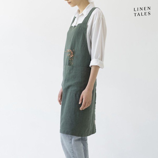 Lina priekšauts Crossback – Linen Tales-image-1