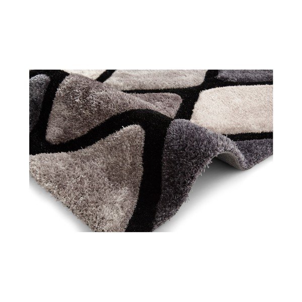 Tumši pelēks ar rokām darināts paklājs 120x170 cm Noble House – Think Rugs-image-2