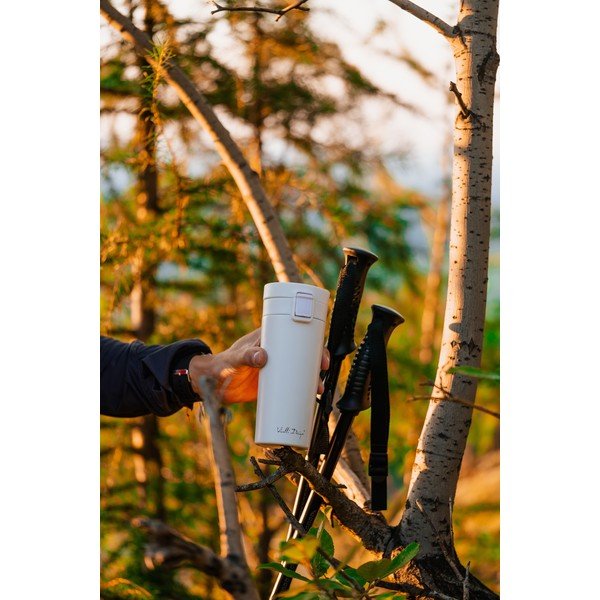 Balta ceļojumu termo krūze Vialli Design Fuori, 400 ml-image-4