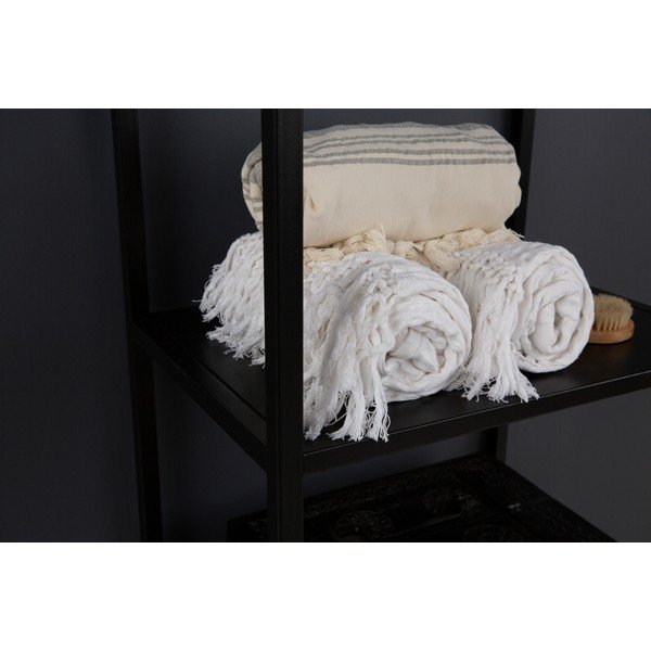 Melns metāla grāmatu plaukts Canett Lite, augstums 175 cm-image-4