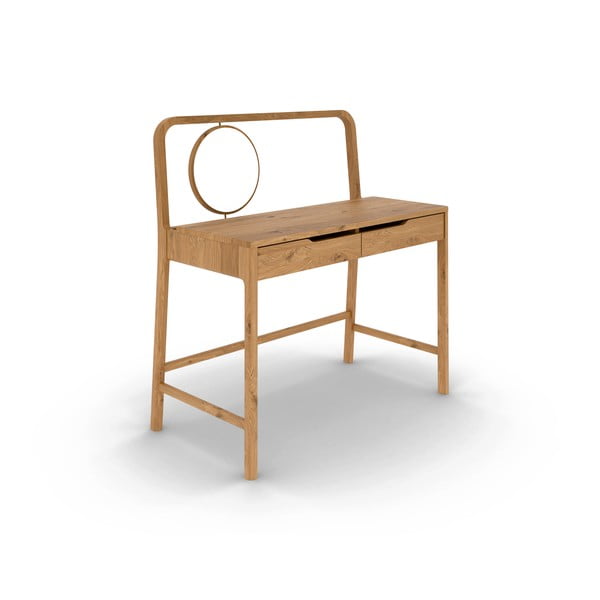 Ozola masīvkoka kosmētikas galdiņš 57x110 cm Twig – The Beds-image-2