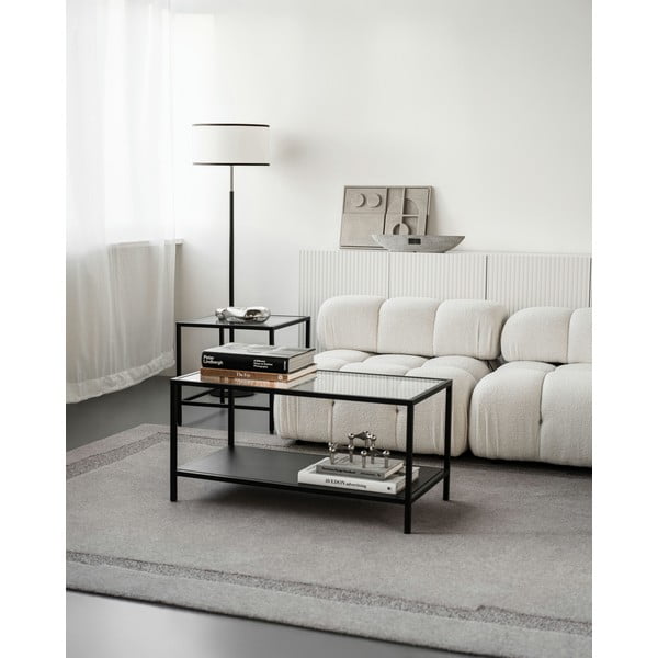 Pelēks vilnas paklājs 200x300 cm Morphic Rocca – Agnella-image-2