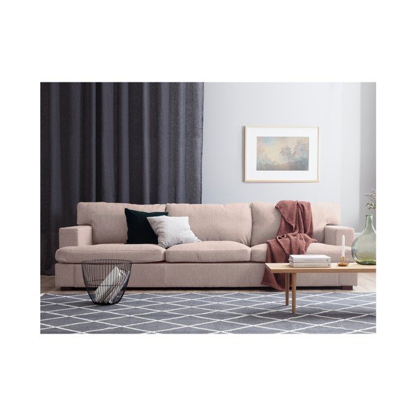 Gaiši rozā dīvāns Windsor & Co Sofas Daphne, 235 cm-image-2