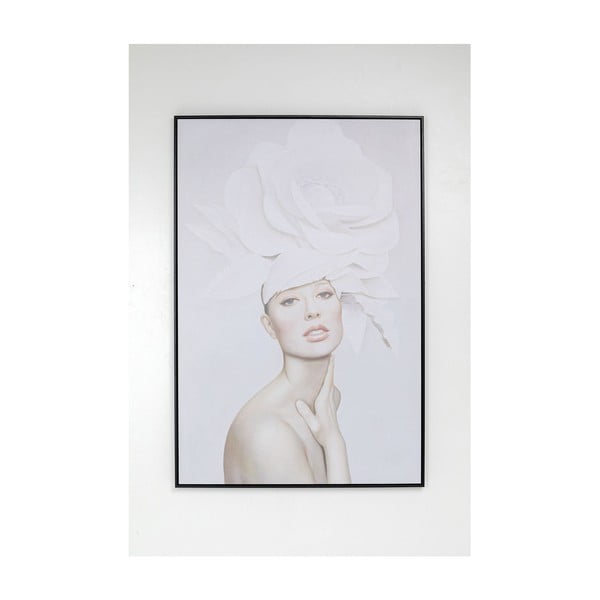 Glezna rāmī Kare Design Lady White Blossom, 80 x 120 cm