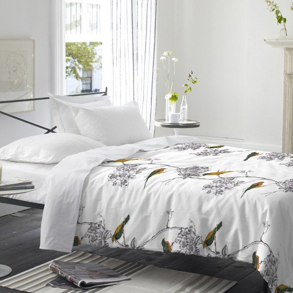 2 kokvilnas spilvendrānu komplekts Happy Friday Spring Bird, 50 x 75 cm-image-1