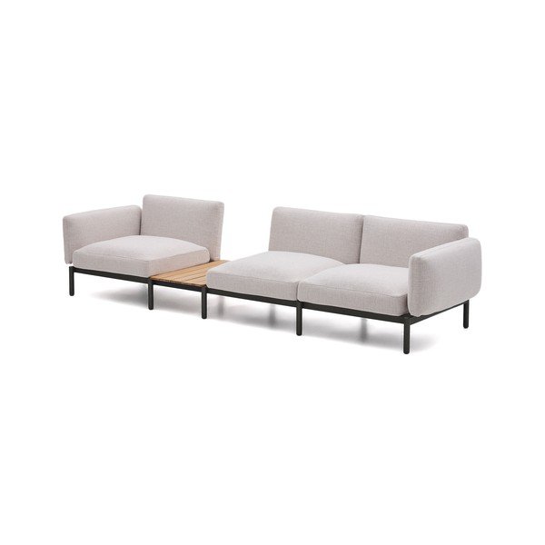 Bēšs polsterēts dārza dīvāns Sorells – Kave Home