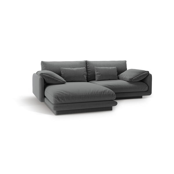 Tumši pelēks stūra dīvāns (ar kreiso stūri) Torino – Micadoni Home-image-1