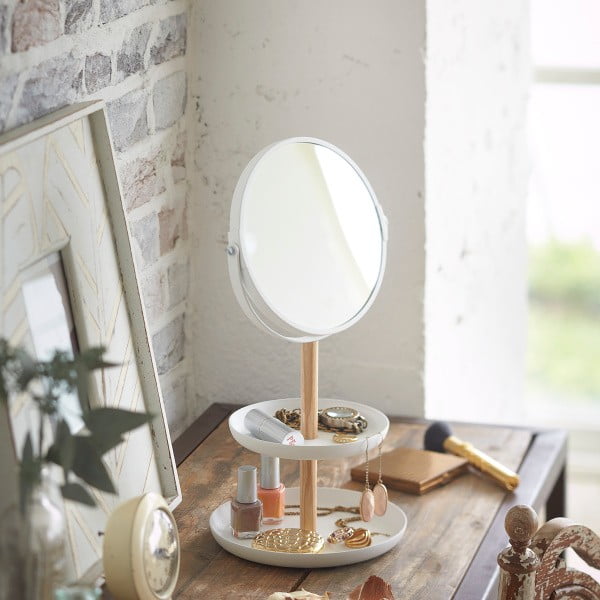 Kosmētikas spogulis ø 17,5 cm Tosca – YAMAZAKI-image-1