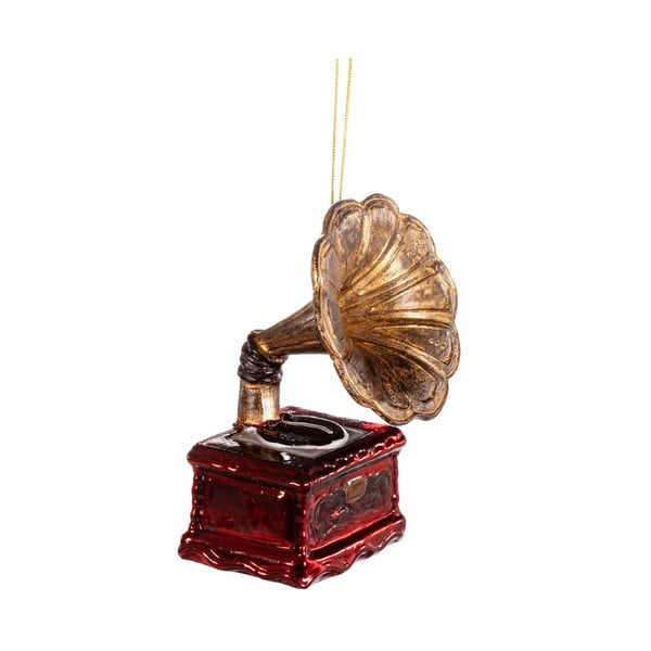 Ar rokām izgatavots Ziemassvētku eglītes rotājums 11 cm Gramophone – Sass & Belle