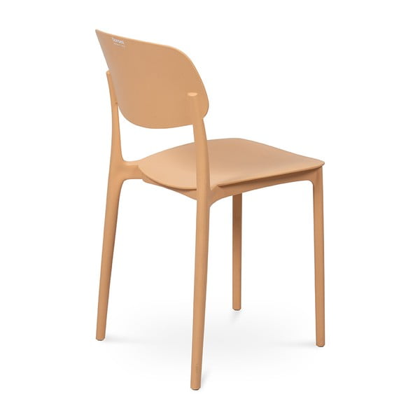 Persiku oranžs plastmasas dārza krēsls Hébé – Bonami Essentials-image-2