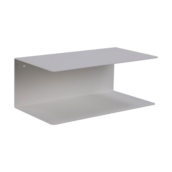 Balts dubults sienas plaukts no metāla Actona Joliet, platums 35 cm-image-2