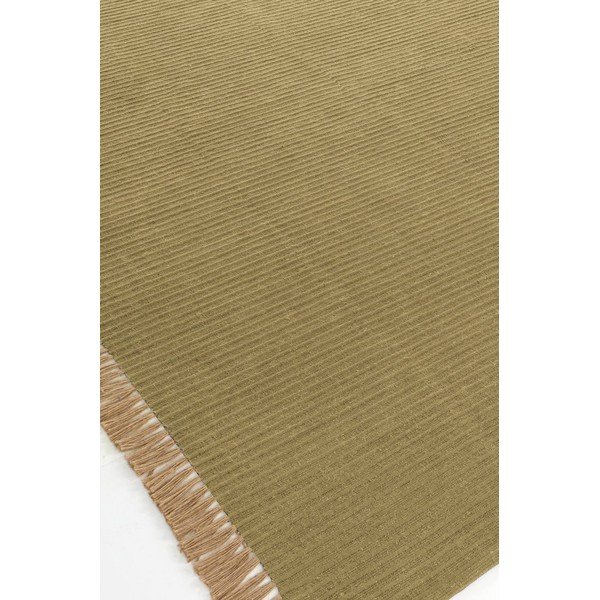 Zaļš ar rokām darināts paklājs no kokvilnas maisījuma 200x300 cm Channa – Jotex-image-4