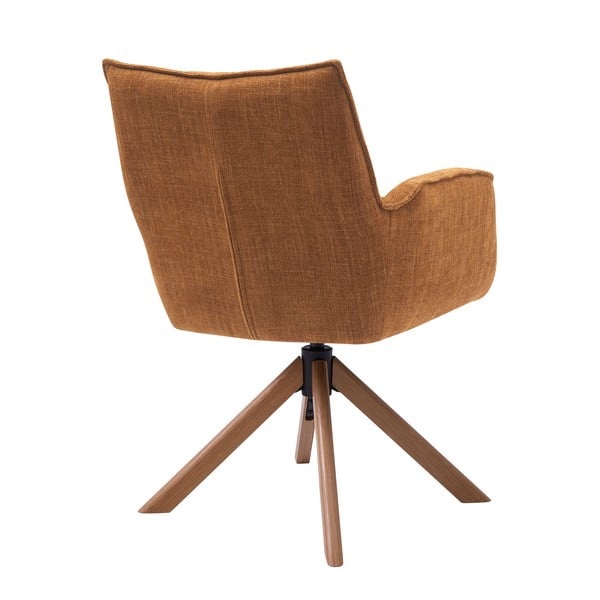 Oranži polsterēti ēdamistabas krēsli (2 gab.) Marilla – Unique Furniture-image-4