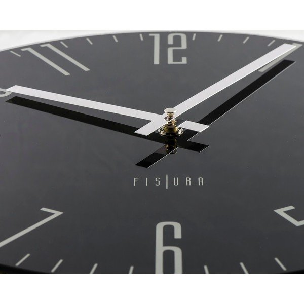 Pulkstenis Fisura Slim Black, ⌀ 35 cm-image-1