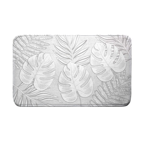 Gaiši pelēks vannas istabas paklājiņš 45x75 cm Amber – douceur d'intérieur