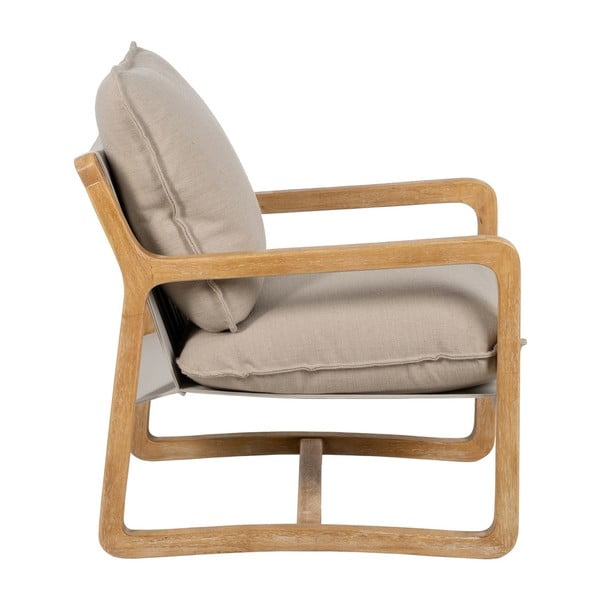 Bēšs/dabīga toņa atpūtas krēsls – Ixia-image-2