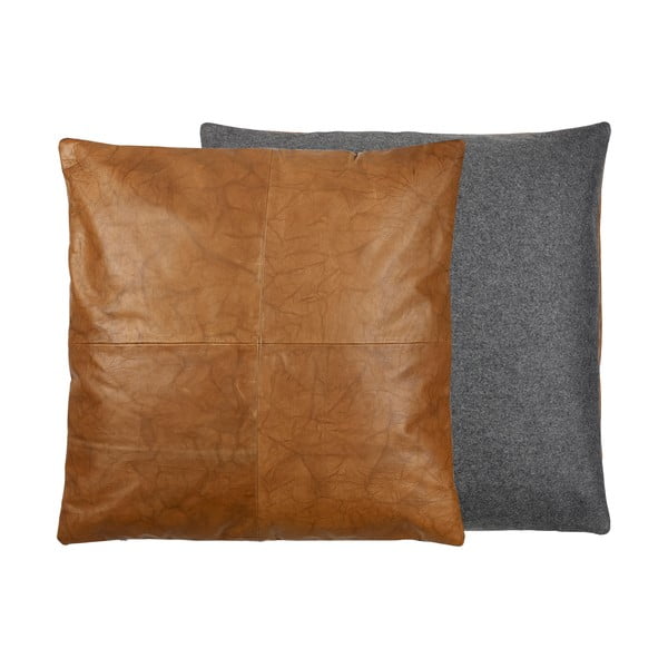 Divpusējs ādas spilvens Södahl Lodge , 60 x 60 cm-image-2