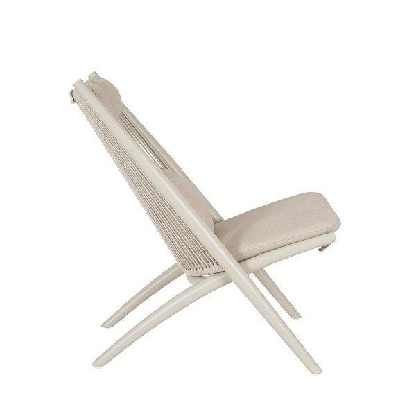 Bēšs metāla dārza atpūtas krēsls Aloha – Bizzotto-image-3