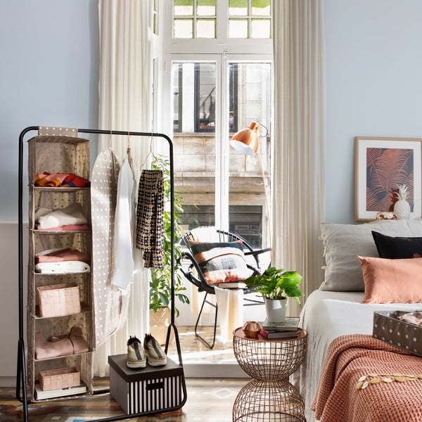 Bēšs organizators ar 6 nodalījumiem Compactor Dots-image-1