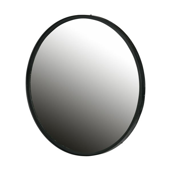 Sienas spogulis ar melnu rāmi WOOOD Lauren, Ø 80 cm-image-2