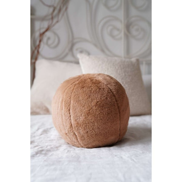 Mikroplīša dekoratīvais spilvens ø 25 cm Top – Mioli Decor-image-1