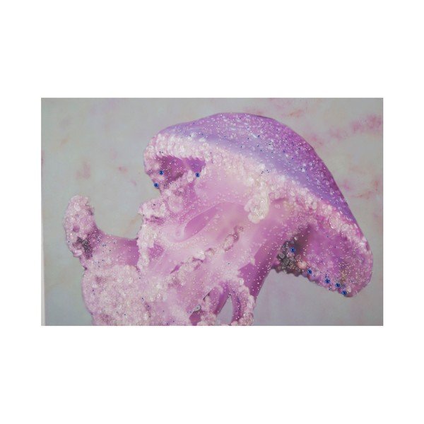 Ar rokām apgleznota glezna priežu koka rāmī Mauro Ferretti Medusa Purple, 80 x 120 cm-image-2