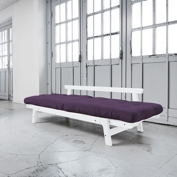 Dīvāns gulta Karup Step White/Purple-image-2