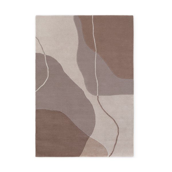 Brūns/bēšs vilnas paklājs 200x290 cm Virelle – Villeroy&Boch