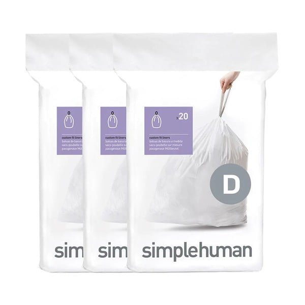 Atkritumu maisi (60 gab.) 20 l D – simplehuman-image-4