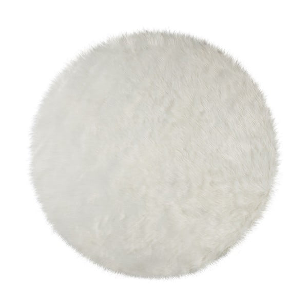 Balts paklājs Flair Rugs Sheepskin, ⌀ 120 cm