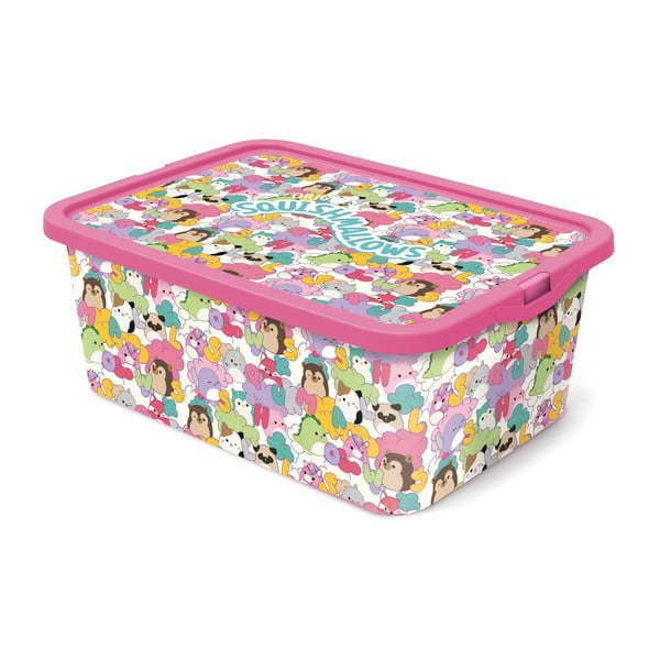 Plastmasas uzglabāšanas kaste bērniem 40x29x15 cm Stor – SQUISHMALLOWS