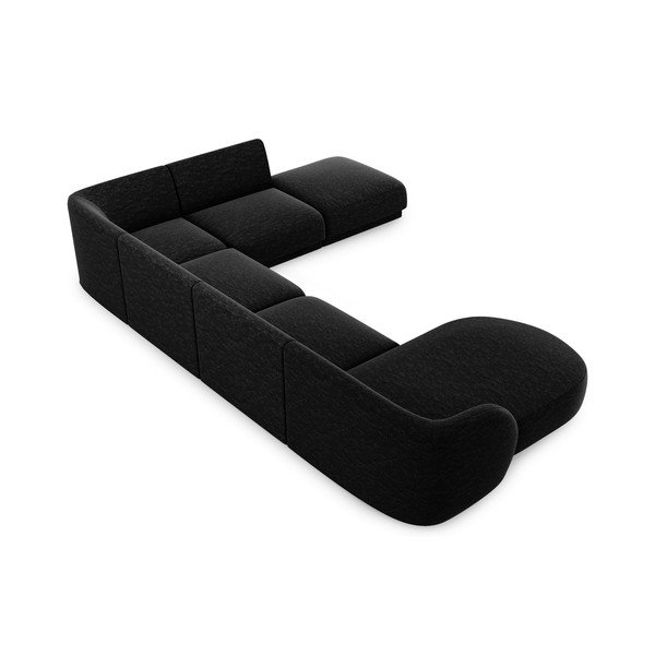 Antracīta pelēks stūra dīvāns (labais stūris) Miley – Micadoni Home-image-4