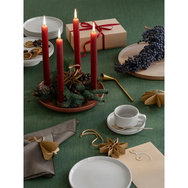 Papīra Ziemassvētku eglītes rotājumi (4 gab.) ø 10 cm Kazary – Blomus-image-2