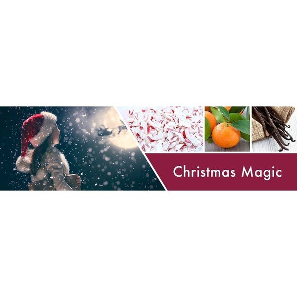 Aromatizēta svece stikla burciņā Goose Creek Magic of Christmas, deg 150 stundas-image-1