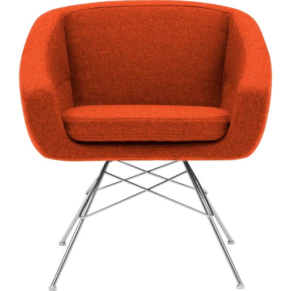 Oranžs krēsls Softline Aiko