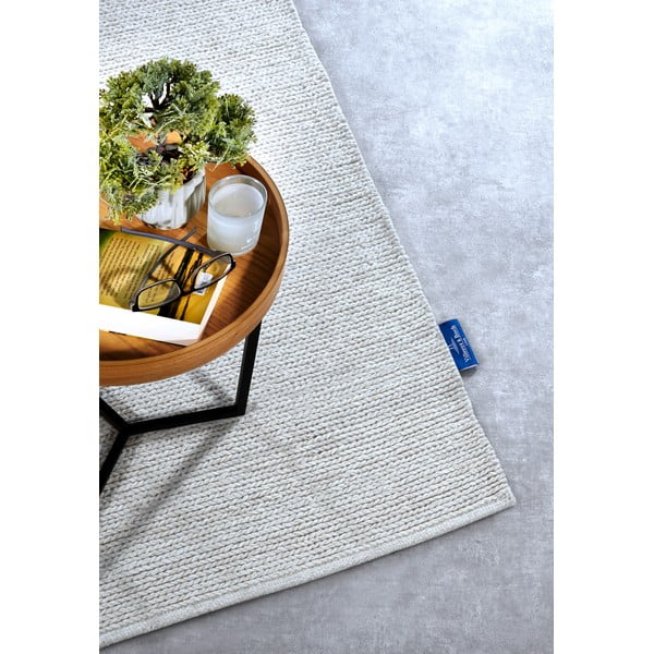 Balts ar rokām darināts vilnas celiņa paklājs 80x200 cm Francois – Villeroy&Boch-image-2