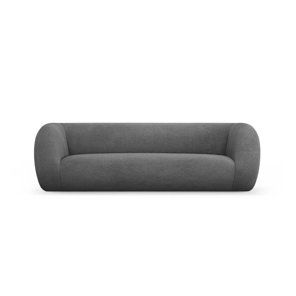 Pelēks dīvāns no buklē auduma 230 cm Essen – Cosmopolitan Design