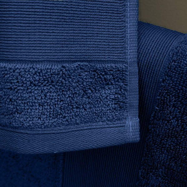 Tumši zili frotē kokvilnas dvieļi komplektā (6 gab.) Anti-Bacterial – Catherine Lansfield-image-3